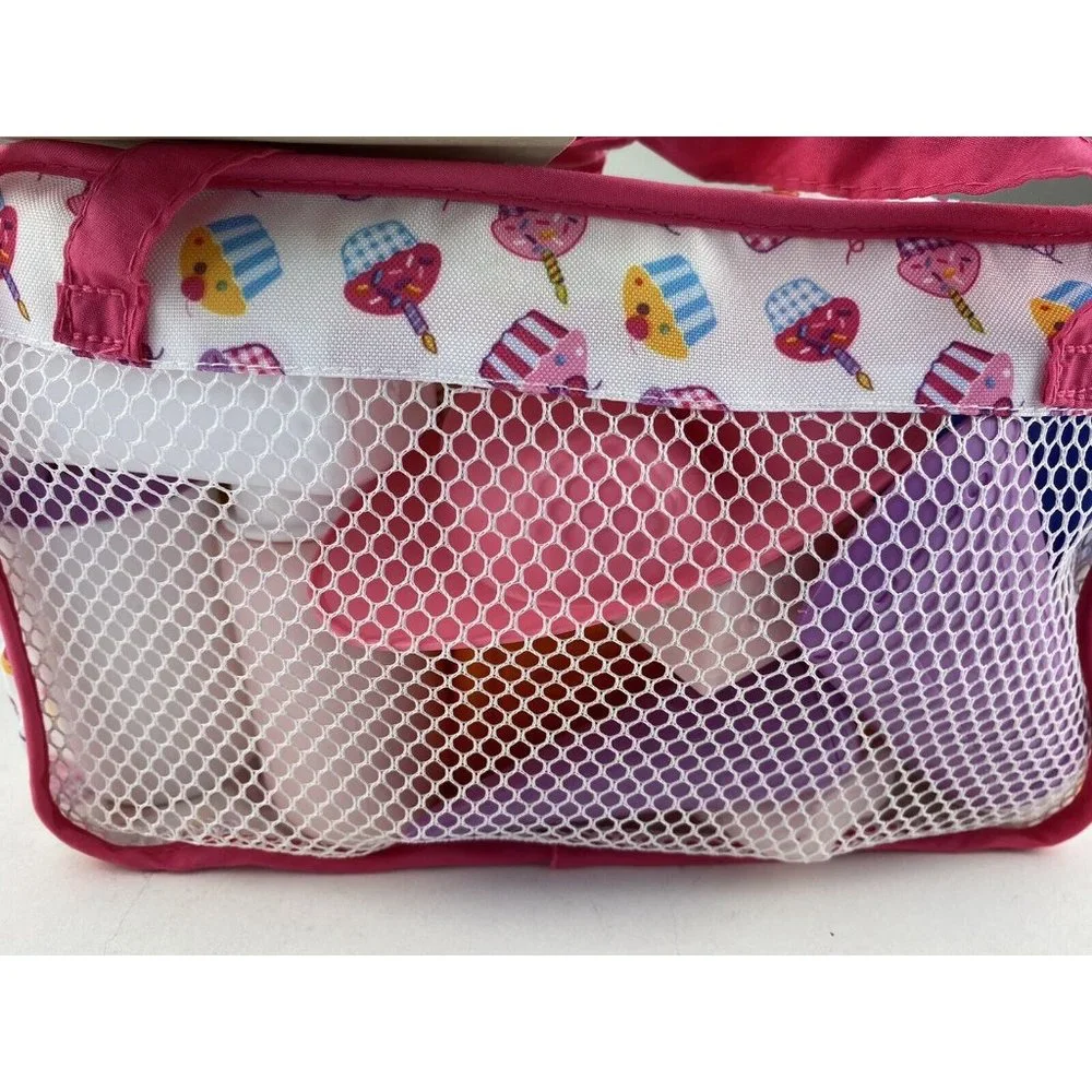 Baby’n Fun Diaper Bag Accessories Doll‎ Cupcake Bag 18 Pieces